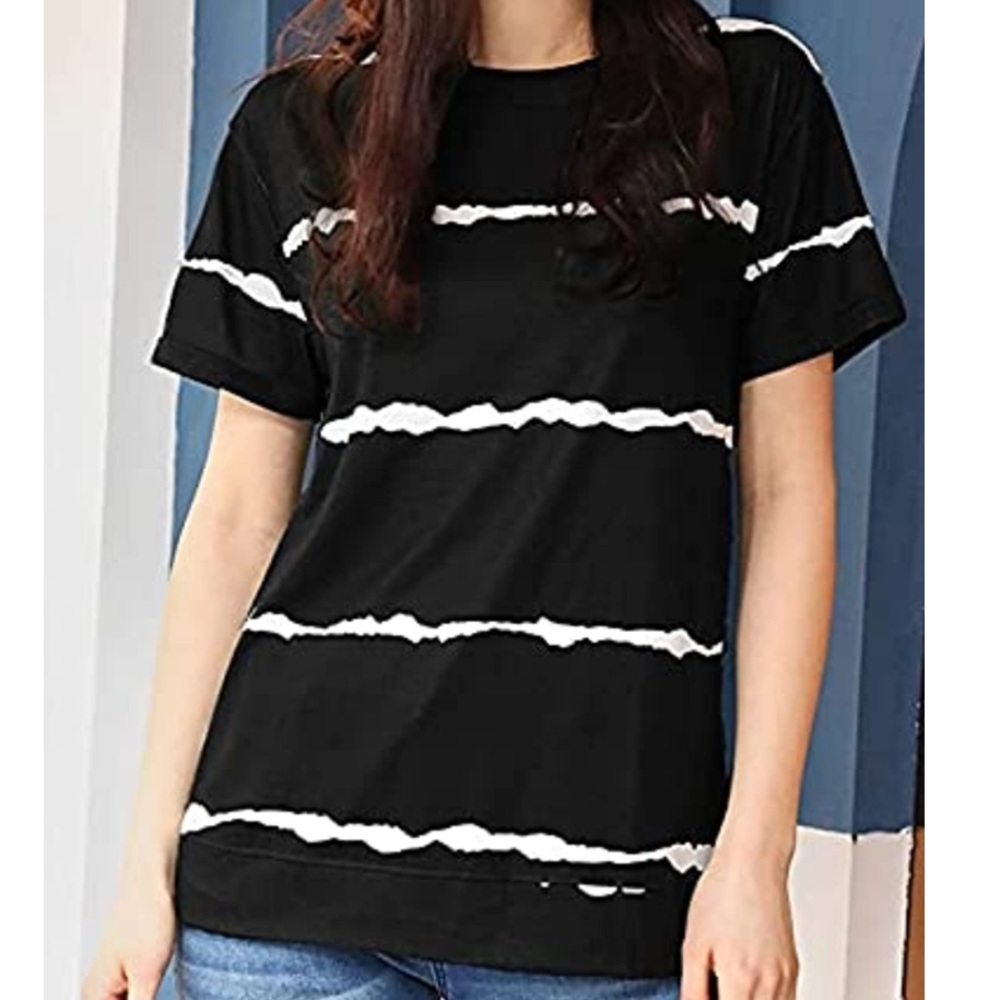 Ziwoch casual side split tshirt